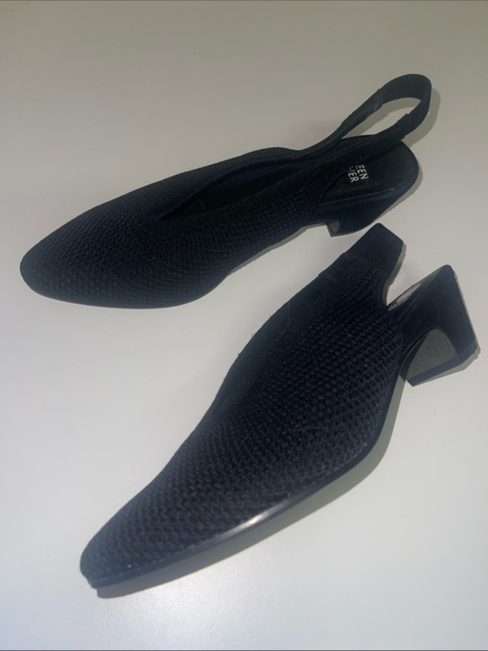 Eileen Fisher Vasa Block Heel Knit Slingback Pump size 10